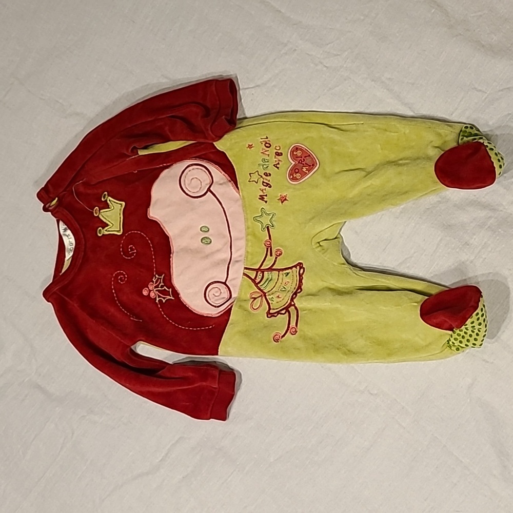 Souris mini Baby Long sleeve footed one-piece, sleeper, footie